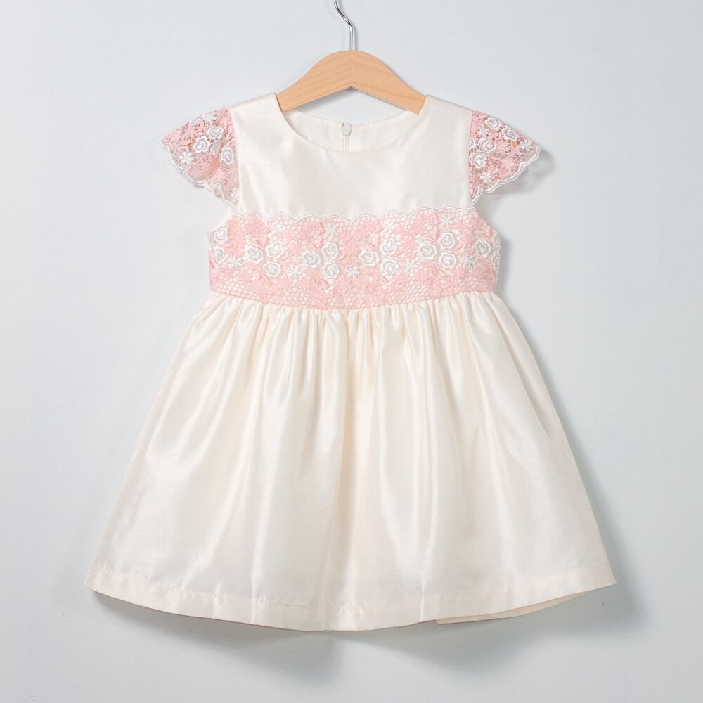 Handmade Cream Girl Dress